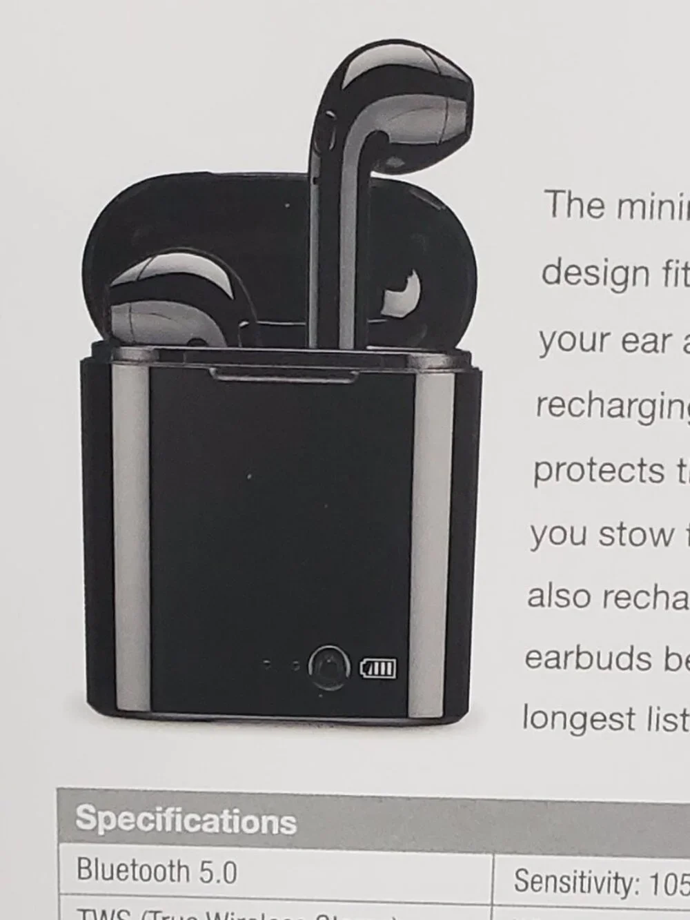 I LIVE truly wire-free earbuds & charging case bluetooth 5.0 Brand New!